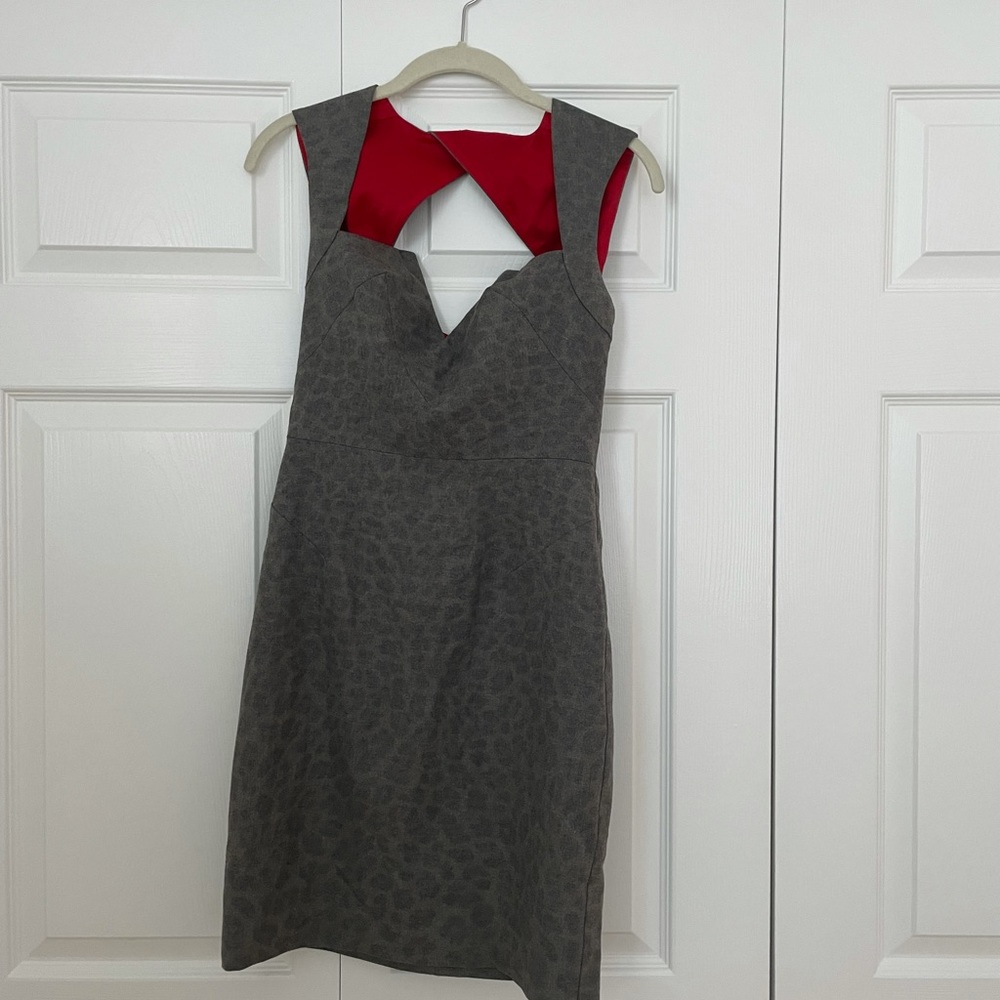 Black Halo Grey dress